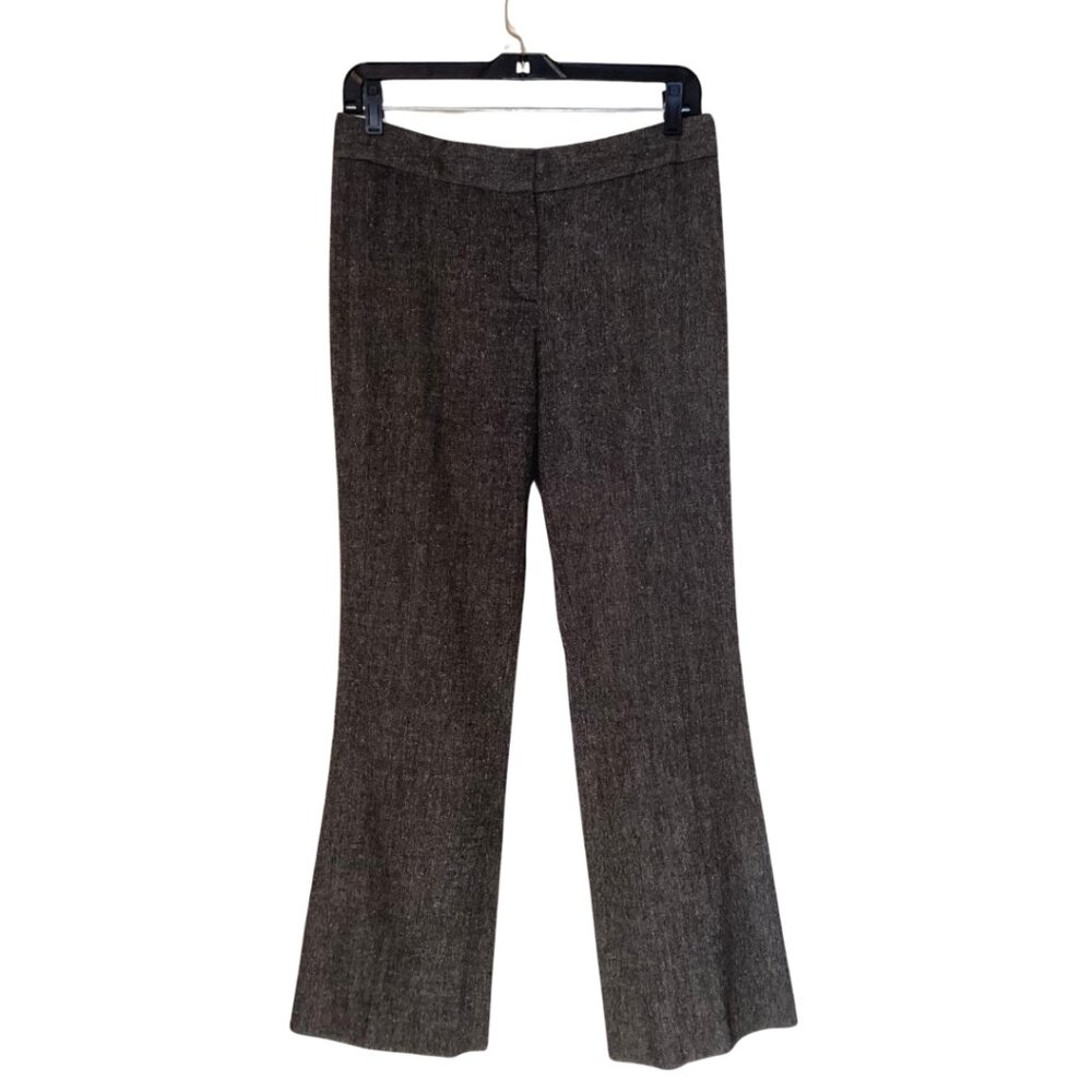 Elie Tahari Pants Women’s 4 Wool Blend Tweed Twill Trousers